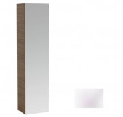 Пенал зеркальный подвесной Laufen IL Bagno Alessi One 40х30х170 см петли справа МДФ белый лак H4580410976311