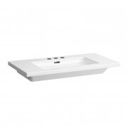 Раковина для ванной Laufen Living 90х48 см с 3 отверстиями керамика белый H8164330001081