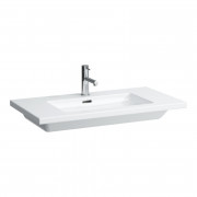 Раковина для ванной Laufen Living 90х48 см с 1 отверстием шлифованная керамика белый H8164340001041