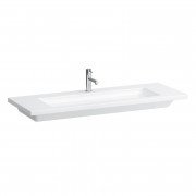 Раковина для ванної Laufen Living 130х48 см з 1 отвором без переливу кераміка білий H8164360001111