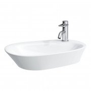 Раковина для ванної Laufen Palomba Collection 60х40 см з 1 отвором без переливу кераміка білий з покриттям LCC H8168034001111