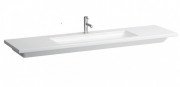 Раковина для ванної Laufen Living 180х48 см з 1 отвором без переливу кераміка білий H8164380001111