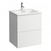 Тумба с раковиной Laufen Kartell 60х50х72,6 см МДФ белый матовый H8603336401041