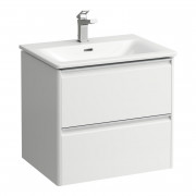 Тумба з раковиною Laufen Palace 60х45х54,5 см МДФ білий матовий H8607022601041