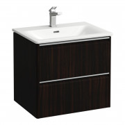 Тумба з раковиною Laufen Palace 60х45х54,5 см МДФ темно-коричневий в'яз H8607022631041