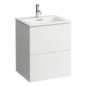 Тумба с раковиной Laufen Kartell 60х50х72,6 см МДФ белый матовый H8603336401041