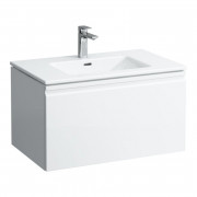 Тумба з раковиною Laufen Pro S 80х50х45,5 см МДФ білий глянсовий H8609644751041