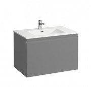 Тумба з раковиною Laufen Pro S 80х50х45,5 см МДФ графіт H8609644801041