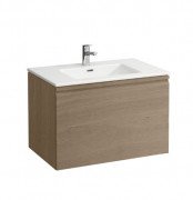 Тумба з раковиною Laufen Pro S 80х50х45,5 см МДФ світлий дуб H8609634791041