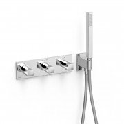 Термостат для душу Tres B-system 3 споживача з душовим набором хром 30725301