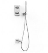 Термостат для ванної Tres Therm-Box на 2 споживача з душовим гарнітуром хром 21125007