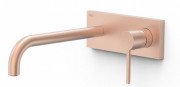 Змішувач для раковини Tres Study Exclusive colors настінний матове рожеве золото 26230012OPM
