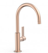 Смеситель для раковины Tres Project-Tres однорычажный матовое розовое золото 21190501OPM