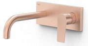 Смеситель для раковины Tres Project-Tres настенный матовое розовое золото 21130011OPM