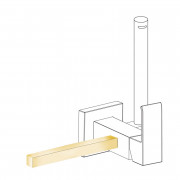 Держатель для полотенец Tres Cuadro 180 мм золото 03412402OR