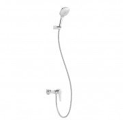 Смеситель для душа Tres Canigo Plus однорычажный с душевым набором хром 21816701