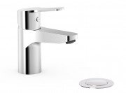 Змішувач для раковини Tres Base Eco Tres-duo® одноважільний з донним клапаном хром 21510410D