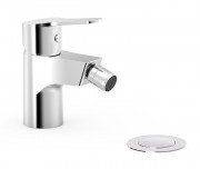 Змішувач для біде Tres Base одноважільний з донним клапаном хром 21512010D