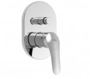 Смеситель для душа Tres Base Plus встраиваемый 2 потребителя хром 21618001