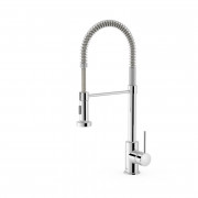 Змішувач для кухні Tres Kitchen одноважільний з висувною лійкою хром 03049301