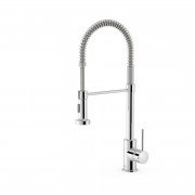 Смеситель для кухни Tres Kitchen однорычажный с выдвижной лейкой хром 03049301