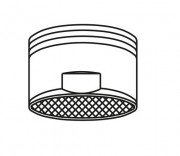 Аератор для змішувача Tres 28 мм хром 9134674