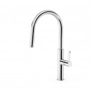 Змішувач для кухні Tres Kitchen одноважільний з висувною лійкою хром 03043801