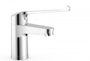 Змішувач для раковини Tres Public Spaces одноважільний медичний хром 2161030111