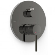 Змішувач для душу Tres Study Exclusive вбудований 2 споживача металік чорний 26228101KM