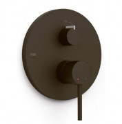 Змішувач для душу Tres Study Exclusive 2 споживача чорна бронза 26228101KMB