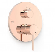 Змішувач для душу Tres Study Exclusive 2 споживача рожеве золото 26228101OP