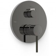 Смеситель для душа Tres Study Exclusive встраиваемый 2 потребителя металлик черный 26228101KM