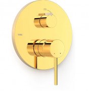 Змішувач для душу Tres Study Exclusive вбудований 2 споживача золото 26228101OR
