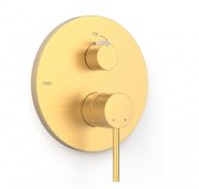 Змішувач для душу Tres Study Exclusive 2 споживача матове золото 26228101OM