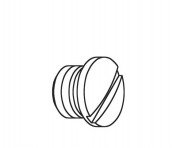 Кріпильний гвинт для виливу змішувача Tres M6x1 9133317031