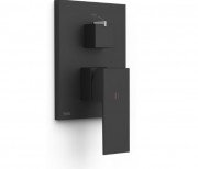 Смеситель для душа Tres Cuadro Exclusive встраиваемый 2 потребителя матовый черный 10628101NM