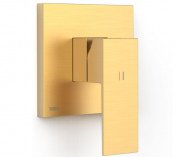 Смеситель для душа Tres Cuadro Exclusive встраиваемый 1 потребитель матовое золото 10627801OM