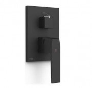 Смеситель для душа Tres Slim Exclusive встраиваемый 2 потребителя матовый черный 20228101NM