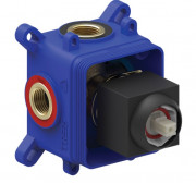 Прихована частина змішувача для душу Tres Rapid-Box видимі деталі матовий чорний 20827802NM