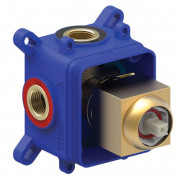 Скрытая часть смесителя для душа Tres Rapid-Box видимые детали матовое золото 20827802OM