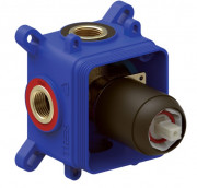 Скрытая часть смесителя для душа Tres Rapid-Box видимые детали черная бронза 20827801KMB