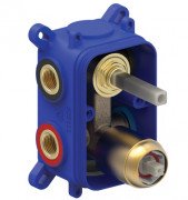 Прихована частина змішувача для душу Tres Rapid-Box видимі деталі матове золото 20828101OM