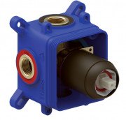 Прихована частина змішувача для душу Tres Rapid-Box видимі деталі чорна бронза 20827801KMB