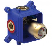 Прихована частина змішувача для душу Tres Rapid-Box видимі деталі матове золото 20827801OM