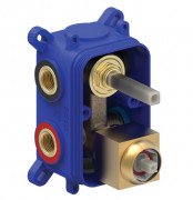 Прихована частина змішувача для душу Tres Rapid-Box видимі деталі золото 20828102OM