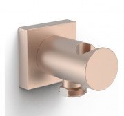 Шланговое подключение Tres с держателем для душа матовое розовое золото 06118201OPM
