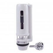 Зливний механізм для бачка унітазу Tres подвійний змив із кнопкою хром 25477005