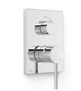 Змішувач для душу Tres Max-Tres вбудований 2 споживача хром 06228101