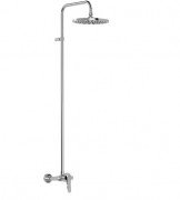 Душевая стойка Tres Base с однорычажным смесителем хром 21699510