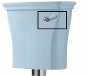 Керамічна ручка для змивної системи бачка Artceram Civitas блакитний ACA063 32